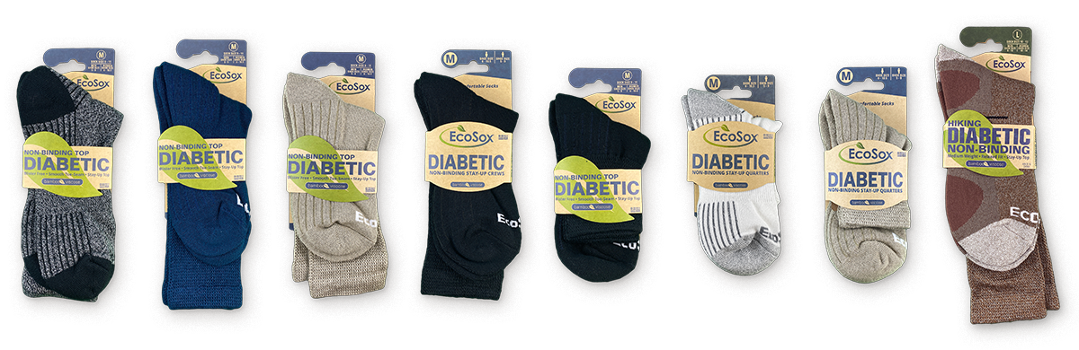 Non-Binding, Stay-Up Bamboo Diabetic Socks
