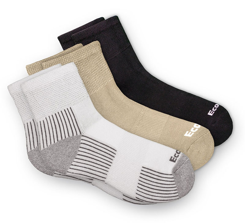 EcoSox Diabetic Bamboo Quarter Socks