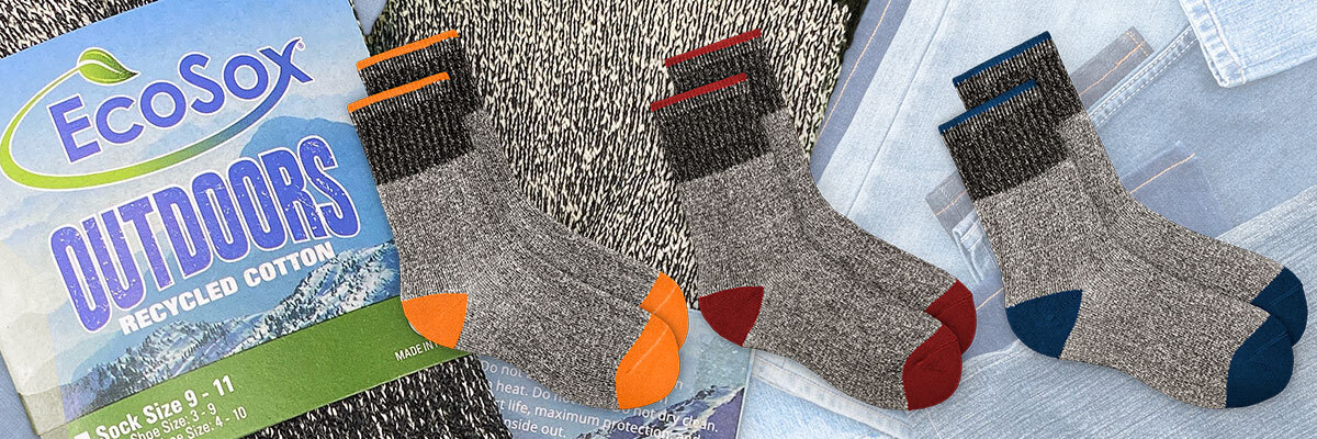 EcoSox Upcycled Cotton Socks